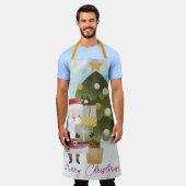 Santa Apron Schort (Gedragen)