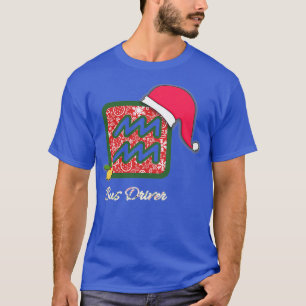 Santa aquarius Bus Driver Funny Xx27mas Gift voor T-shirt