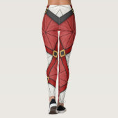 Santa Armor Leggings – Geometric Modern Christmas  (Achterkant)