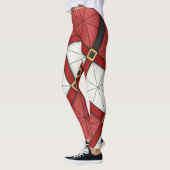 Santa Armor Leggings – Geometric Modern Christmas  (Links)