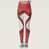 Santa Armor Leggings – Geometric Modern Christmas  (Voorkant)