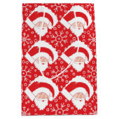 Santa Art Gift Bag Medium Cadeauzakje (Voorkant)