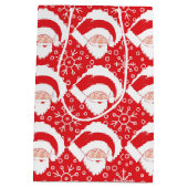 Santa Art Gift Bag Medium Cadeauzakje (Achterkant)