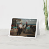 Santa at Playa de la Malvarrosa de Valencia Kaart (Voorkant)