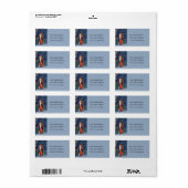 Santa at the Gate  Address Label (Full Sheet)