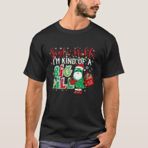 Santa augurk soort van grote dille grappige kerst t-shirt