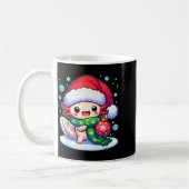 Santa Axolotl Funny Cute Xmas Funny Christmas  Koffiemok (Links)