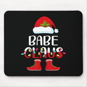 Santa Babe Claus Elf Matching Family Group Kerstmi Muismat
