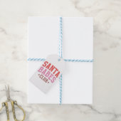 Santa Babe's Club Cadeaulabel (Met Touw)