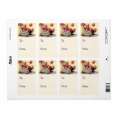Santa Babies Gift Label (Full Sheet)