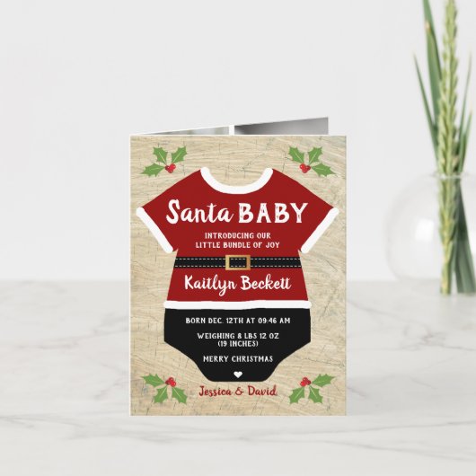 Santa Baby| 6 Aankondiging van de geboorte van de  (Voorkant)