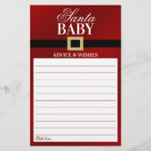 Santa Baby | Advies en wensen voor kerstBaby showe (Voorkant)