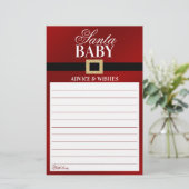 Santa Baby | Advies en wensen voor kerstBaby showe (Staand voorkant)