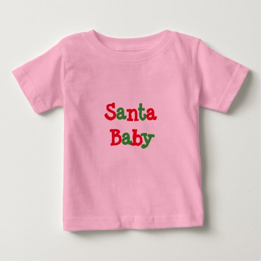 SANTA BABY BABY CREEPER (ROZE) (Voorkant)