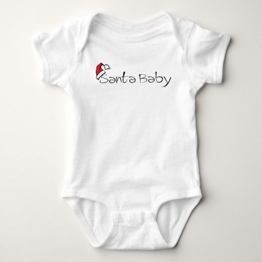 santa baby baby shirt (Voorkant)