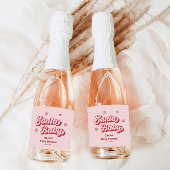 Santa Baby Baby shower Champagne Sparkling Wijnetiket