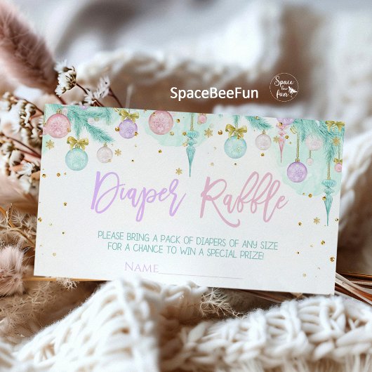 Santa Baby Baby shower Informatiekaartje