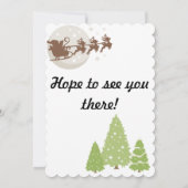 Santa Baby Baby shower Kaart (Achterkant)