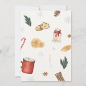 Santa Baby Baby shower Kaart (Achterkant)