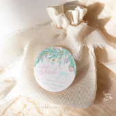 Santa Baby Baby shower Ronde Sticker