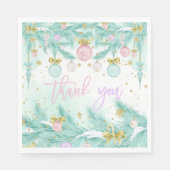 Santa Baby Baby shower Servet (Voorkant)