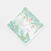 Santa Baby Baby shower Servet (Hoek)