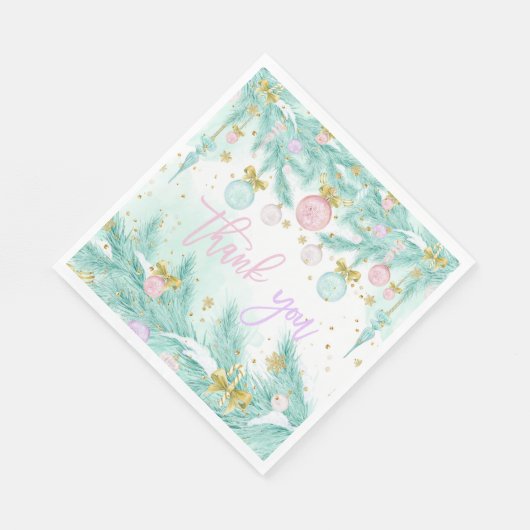 Santa Baby Baby shower Servet (Hoek)