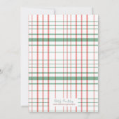 Santa Baby Baby Shower-uitnodigingen Kaart (Achterkant)