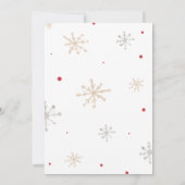 Santa Baby Baby shower voor kerstkleding Kaart (Achterkant)