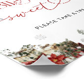 Santa Baby Baby's zijn schattig Poster (Hoek)