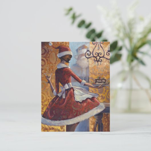 Santa Baby Briefkaart (Staand voorkant)