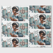 Santa Baby Cadeaupapier (Vlak)