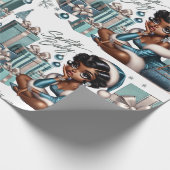 Santa Baby Cadeaupapier (Hoek)