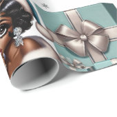 Santa Baby Cadeaupapier (Rol Hoek)