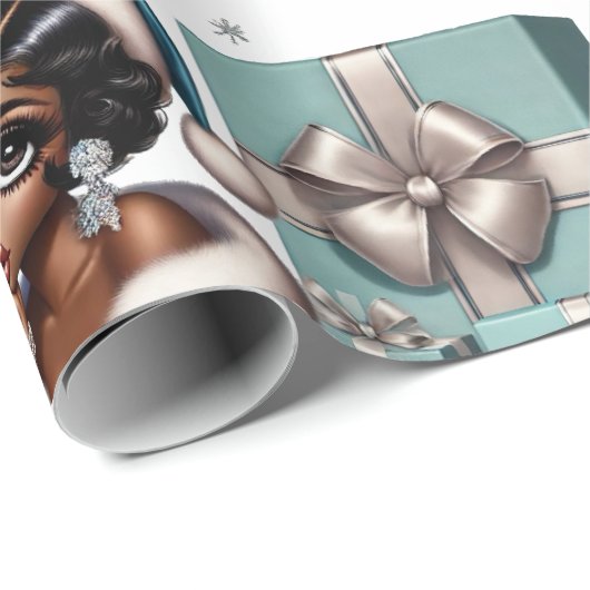 Santa Baby Cadeaupapier (Rol Hoek)