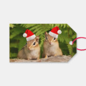 Santa Baby Chipmunks Cadeaulabel (Voorkant (Horizontaal))