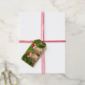 Santa Baby Chipmunks Cadeaulabel (Met Touw)