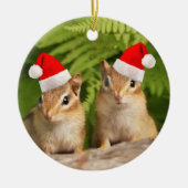 Santa Baby Chipmunks Keramisch Ornament (Voorkant)