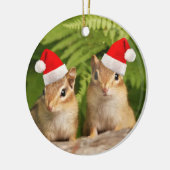 Santa Baby Chipmunks Keramisch Ornament (Links)