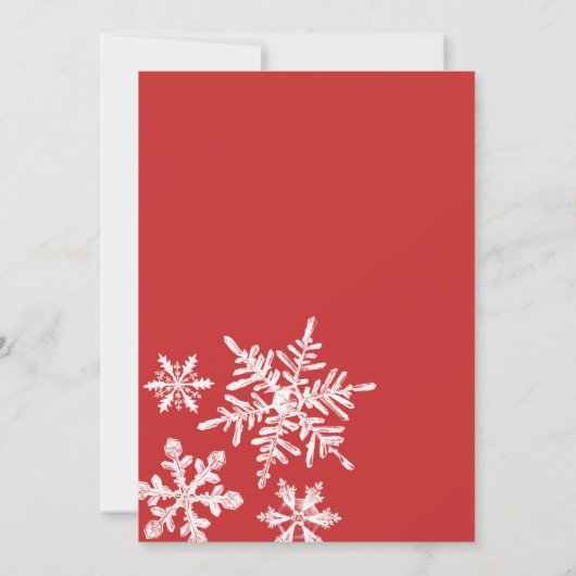 Santa Baby Christmas Baby Douche Uitnodigingen (Achterkant)