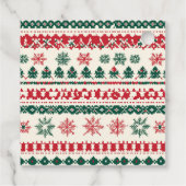 Santa Baby Christmas Baby Shower Bedankjes Labels (Achterkant)