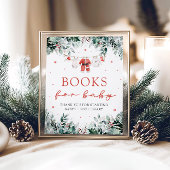 Santa Baby Christmas Baby shower Boeken voor Baby Poster