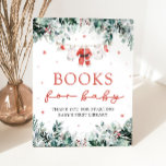 Santa Baby Christmas Baby shower Boeken voor Baby Reclamebord Met Voetstuk<br><div class="desc">Moedig gasten aan om een gekoesterd verhaal mee te nemen met onze Santa Baby Christmas Clothesline Baby shower Books voor Baby Sign! Dit lieve ontwerp is voorzien van schattige babykleding met kerstthema die aan een feestelijke waslijn hangt, ideaal voor een op vakantie geïnspireerd baby shower. Het bord nodigt gasten uit...</div>