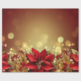 Santa Baby Christmas Baby Shower Cadeaupapier