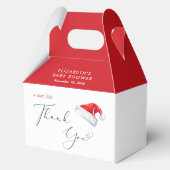 Santa Baby Christmas Baby shower Dank u Bedankdoosjes (Voorkant)