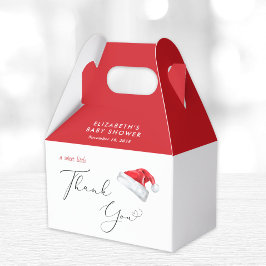 Santa Baby Christmas Baby shower Dank u Bedankdoosjes