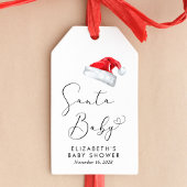 Santa Baby Christmas Baby shower Dank u Cadeaulabel