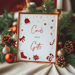 Santa Baby Christmas Baby shower Kaart en geschenk Poster<br><div class="desc">Santa Baby Christmas Baby shower Kaart en geschenken Poster</div>