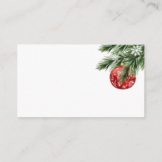 Santa Baby Christmas Baby shower Luierverloting Informatiekaartje (Achterkant)