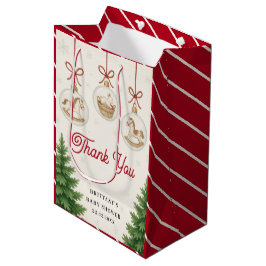 Santa Baby Christmas Baby Shower Medium Cadeauzakje